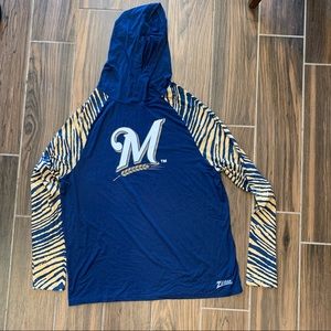 Men’s Zuba Brewers shirt size L